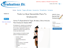 Tablet Screenshot of graduationsetc.com